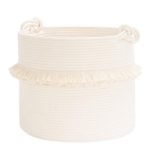 Cotton rope basket – cozy nursery ideas