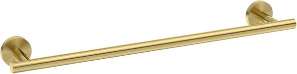 Brushed gold towel bar – blush pink bathroom ideas