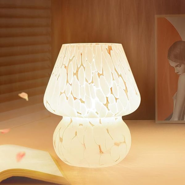 Mushroom lamp – space themed boys room ideas