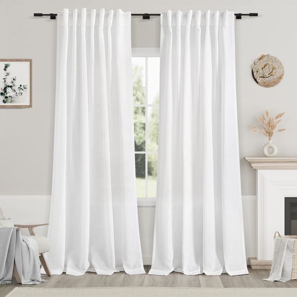 Linen curtains 84" – cozy nursery ideas