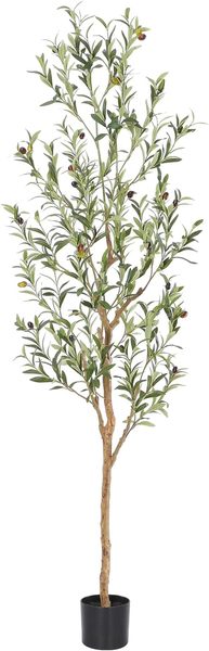 Faux olive tree 6ft – camel leather sofa living room ideas