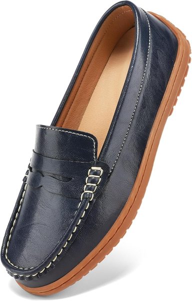 Penny loafers – suede midi skirt outfit