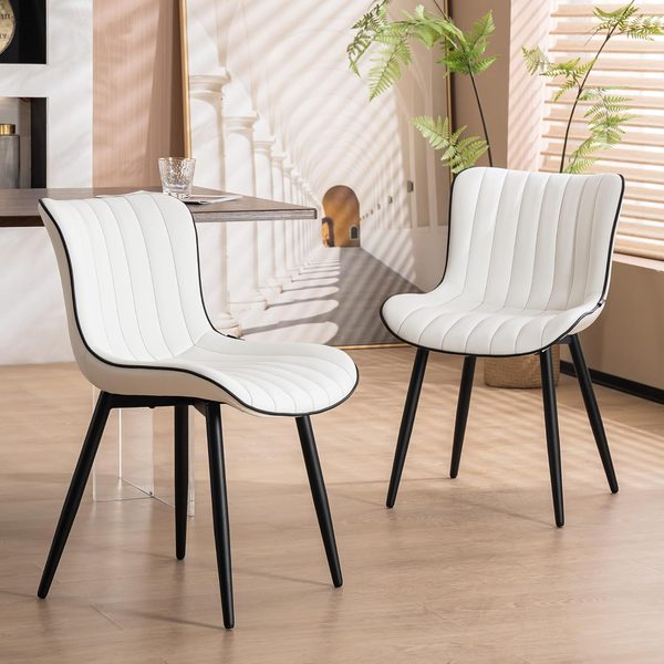 Dining chairs, set of 2 – cream and oak kitchen ideas
