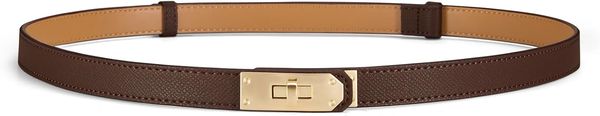 Skinny leather belt – modest wedding guest outfit
